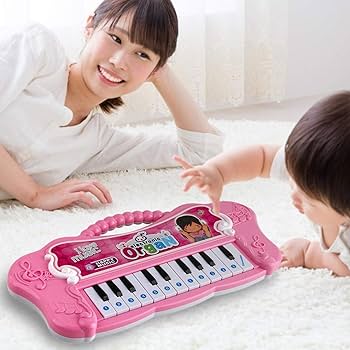 Amazon.co.jp: キッズ 電子キーボード 22鍵盤 ピアノ おもちゃ